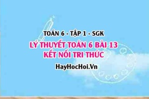 Lý Thuyết Toán 6 Bài 13: Tập Hợp Các Số Nguyên (Kết Nối Tri Thức)